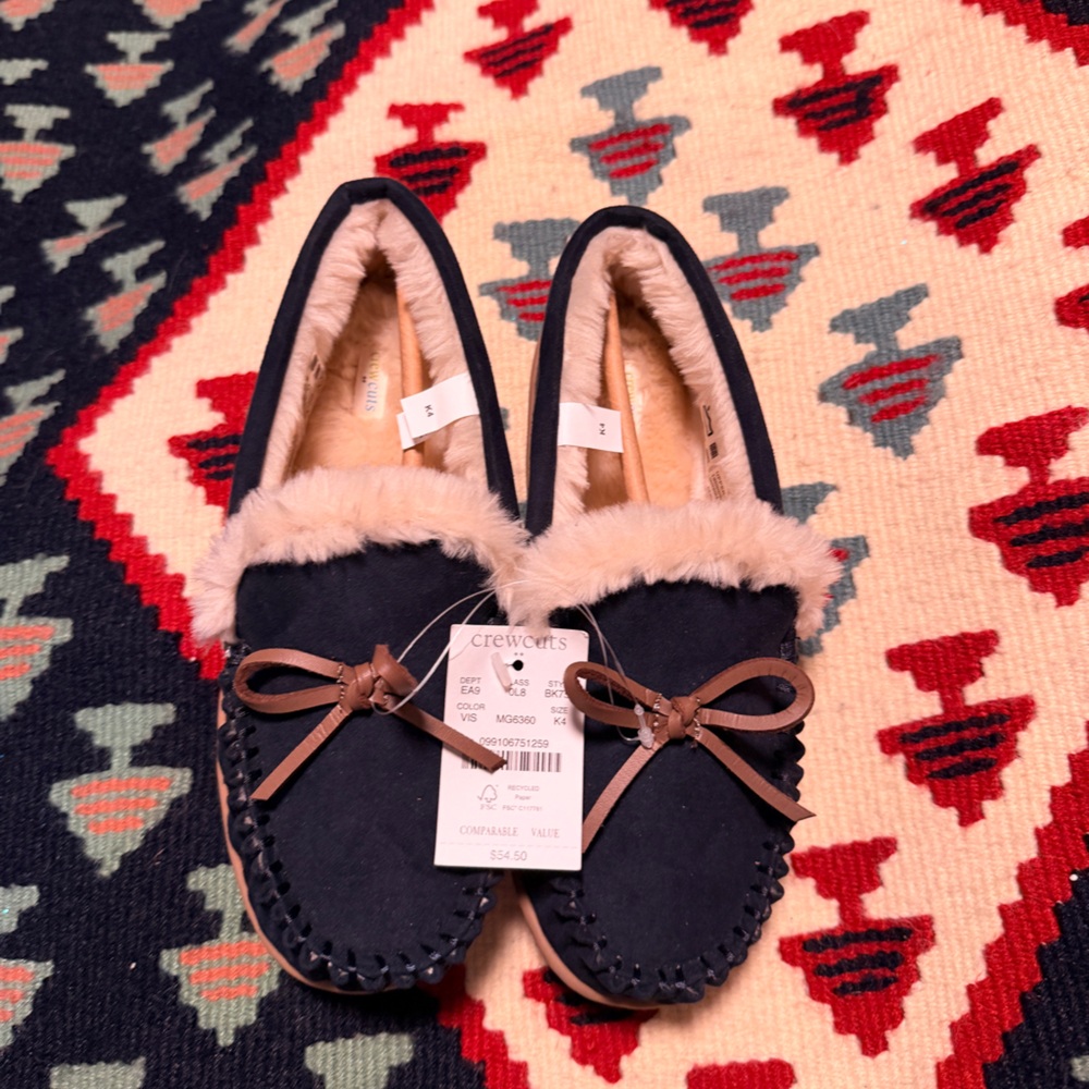 Crewcuts Lodge moccasin slippers